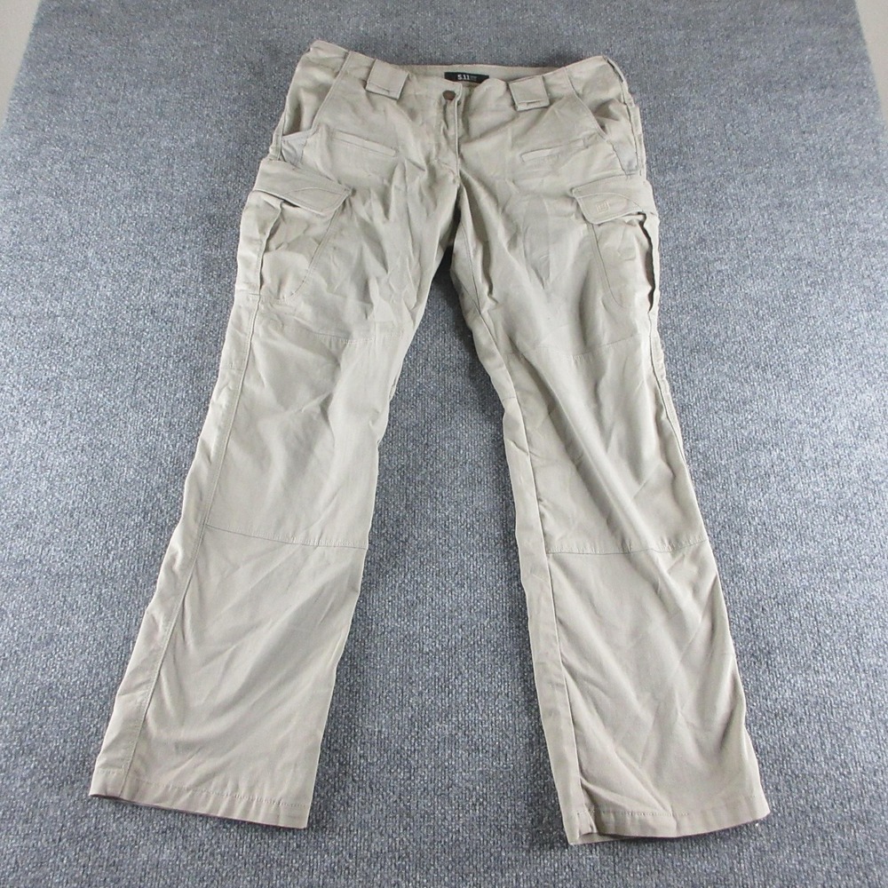 5.11 Cargo‎ Pants Womens 14 Beige Twill Tactical Workwear Pockets 34x30 Outdoor